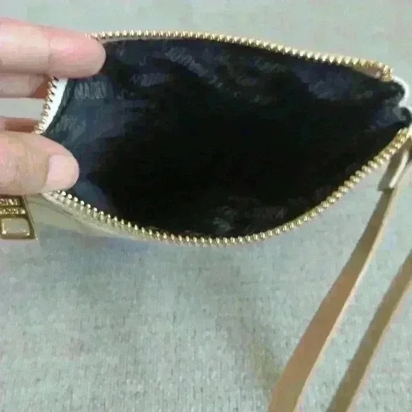 Cream and Tan Steve Madden Wristlet - Picture 3 of 3